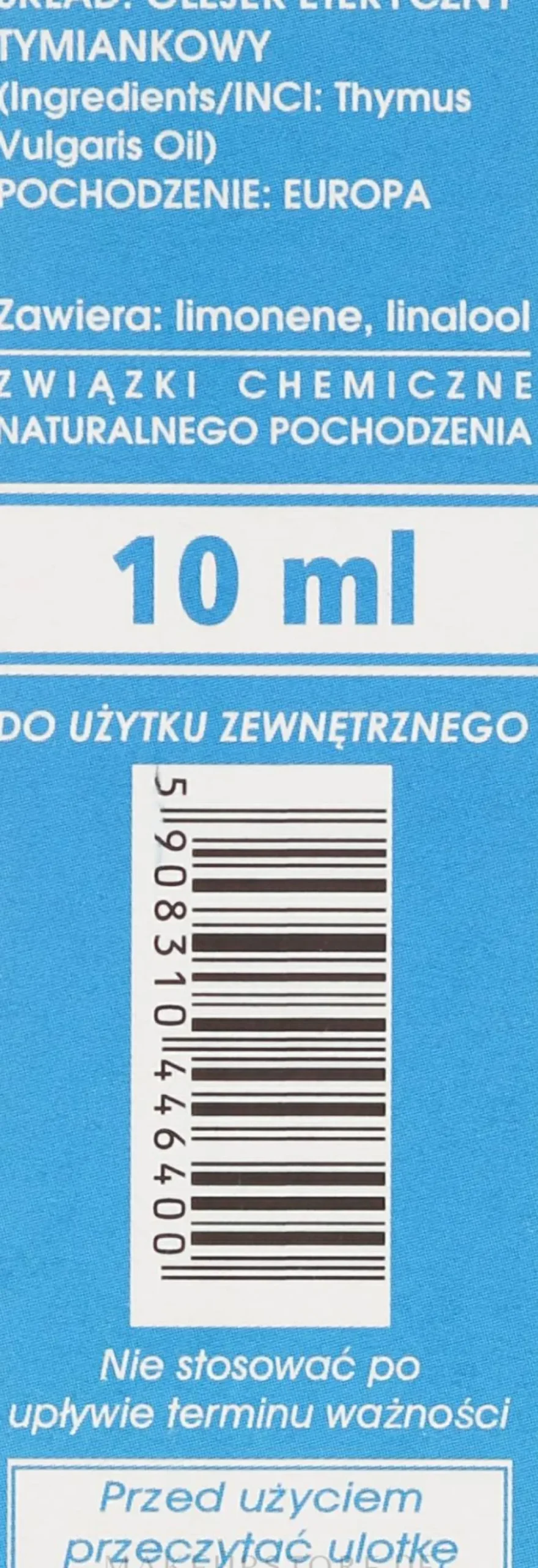100% Natürliches ätherisches Thymianöl
