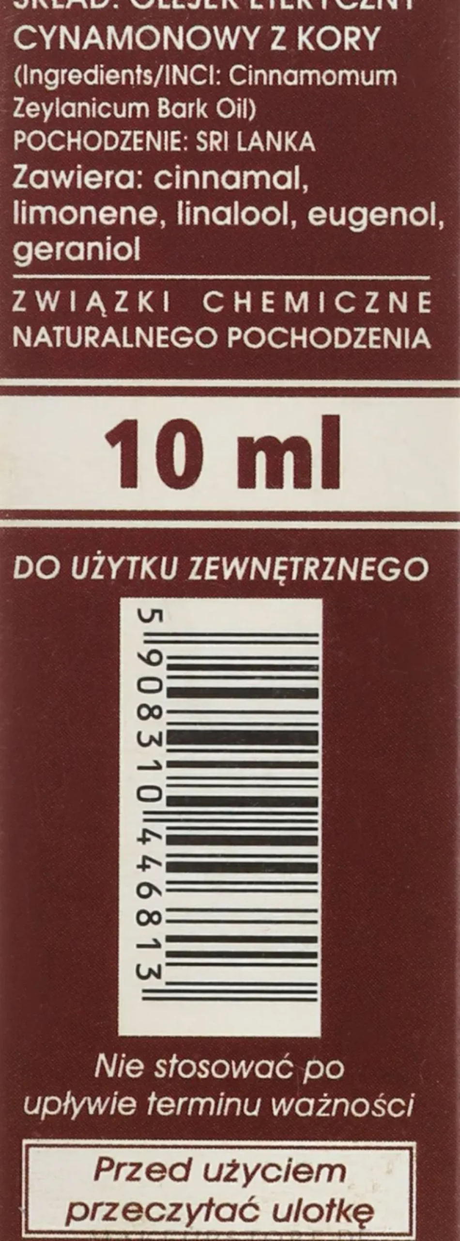 100% Natürliches ätherisches Zimtöl