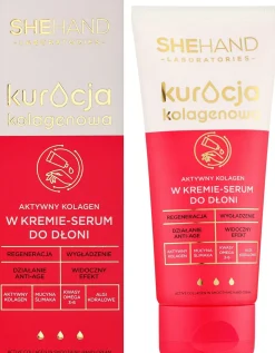 Aktives Kollagen für die Hände in glättender Creme-Serum