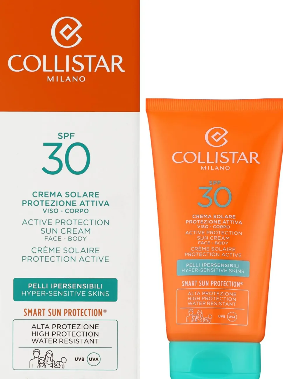 Aktiv schützende Sonnencreme für Körper und Gesicht mit LSF 30
