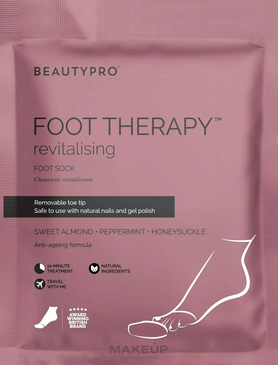 Anti-Aging Fußsocken mit Meereskollagen, Sheabutter und Pfefferminze