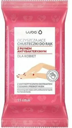 Antibakterielle Feuchttücher für Frauen