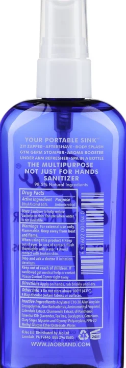 Antibakterielles Desinfektionsspray mit ätherischen Ölen und Kamille- und Ringelblumenextrakt