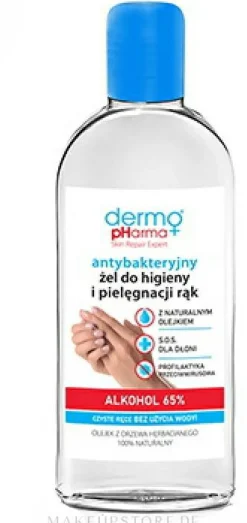 Antibakterielles Gel für Handpflege und Hygiene
