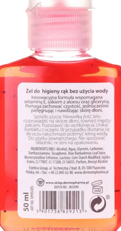 Antibakterielles Handgel Erdbeere