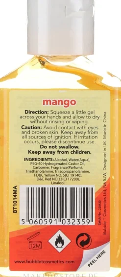 Antibakterielles Handgel Mango