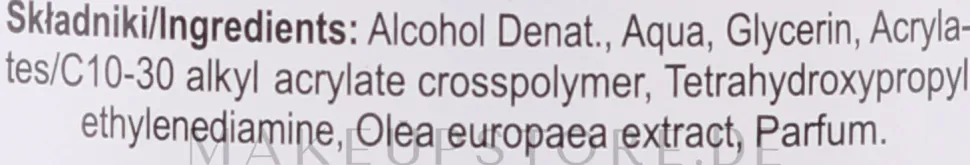 Antibakterielles Handgel mit Alkohol und Melonenduft