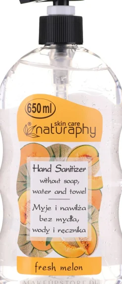 Antibakterielles Handgel mit Alkohol und Melonenduft