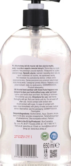 Antibakterielles Handgel mit Waldfrüchten