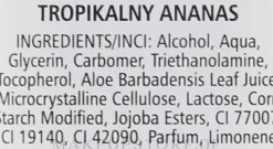 Antibakterielles Handreinigungsgel mit Ananasduft