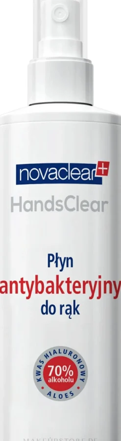 Antibakterielles Handreinigungsspray mit Hyaluronsäure und Aloe