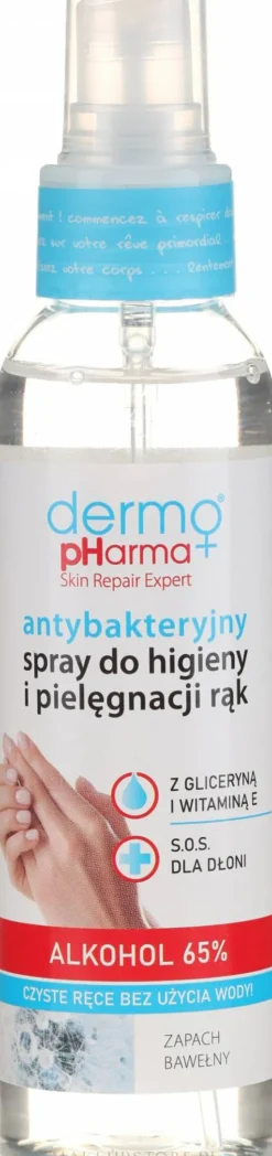 Antibakterielles Handspray mit Baumwollduft