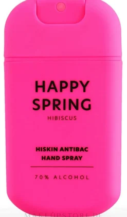 Antibakterielles Handspray mit Hibiskus