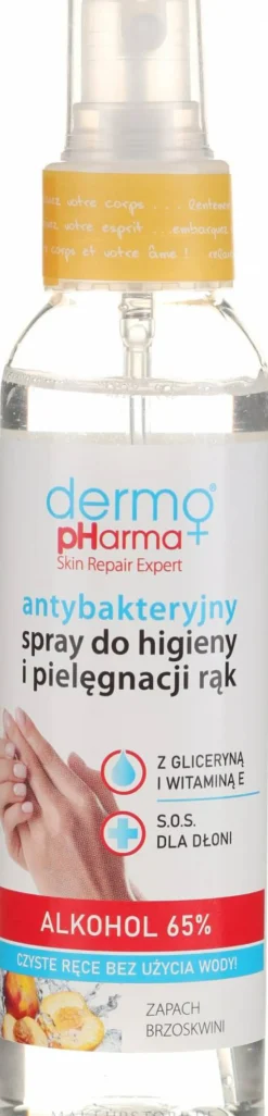 Antibakterielles Handspray mit Pfirsichduft