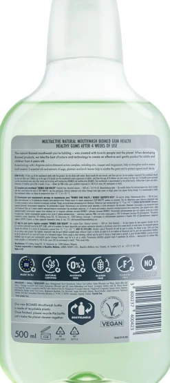 Antibakterielles Mundwasser mit Extrakten aus Salbei, Flohsamen und Birkenblättern