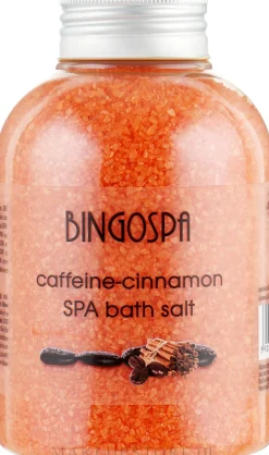 Anti-Cellulite Badesalz mit Zimt- und Kaffee-Extrakten