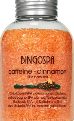 Anti-Cellulite Badesalz mit Zimt- und Kaffee-Extrakten