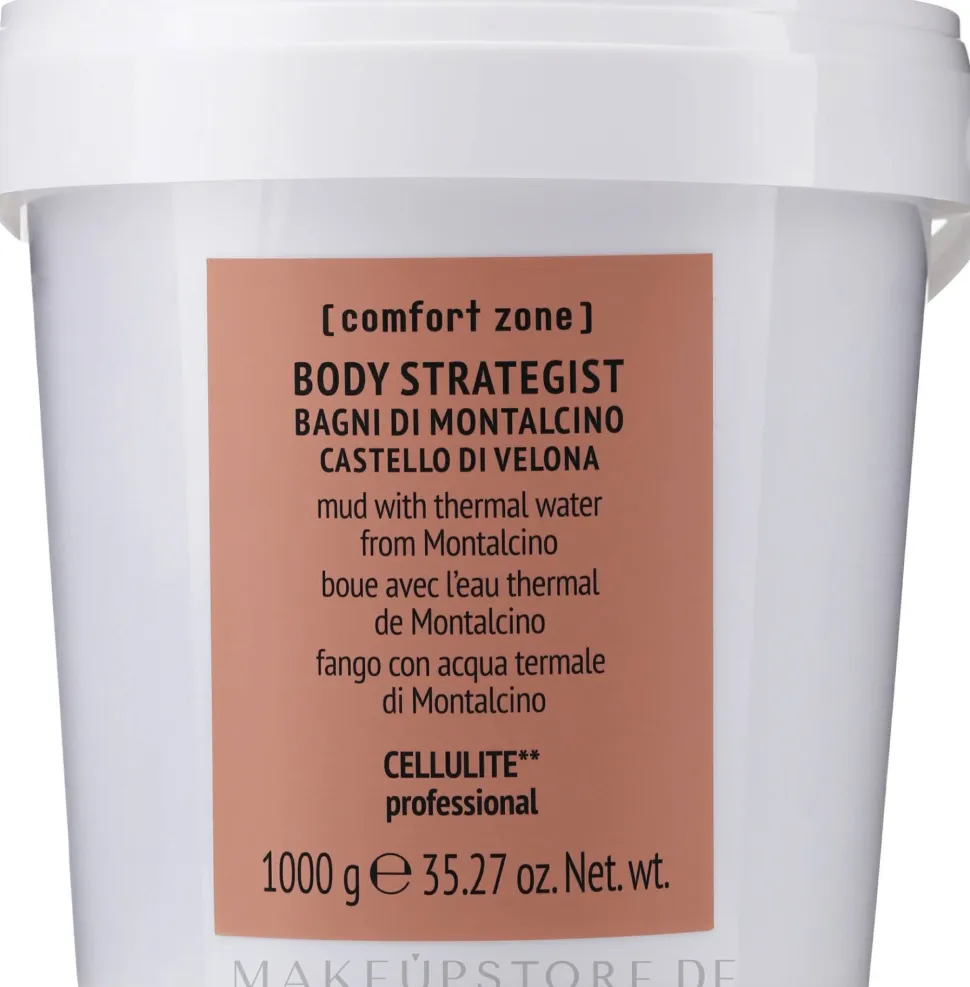 Anti-Cellulite-Körpermaske mit Thermalwasser