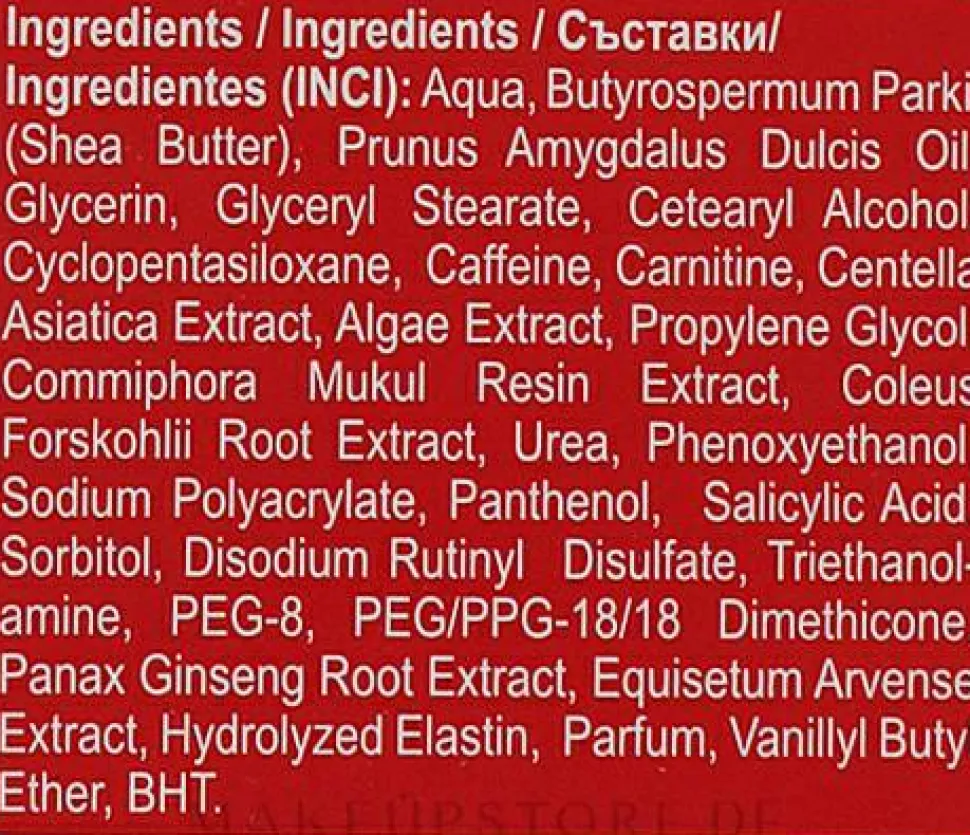 Anti-Cellulite Serum-Konzentrat für den Körper