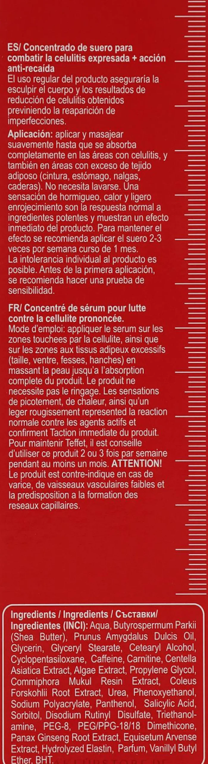 Anti-Cellulite Serum-Konzentrat für den Körper