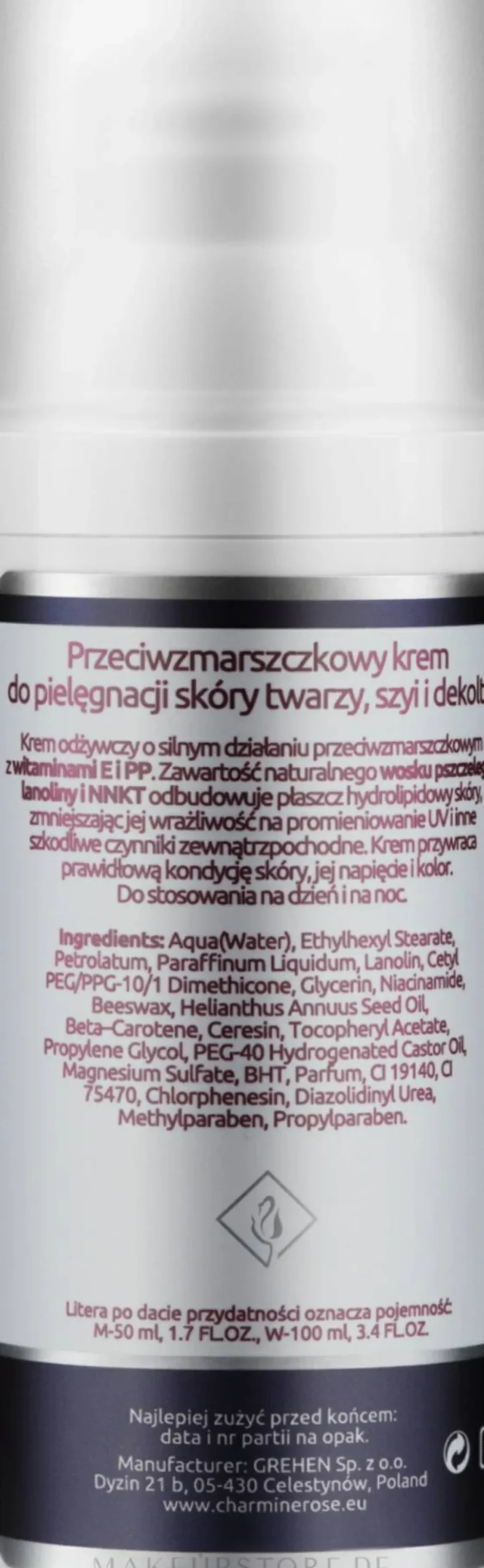 Anti-Falten Creme für Gesicht, Hals und Dekolleté