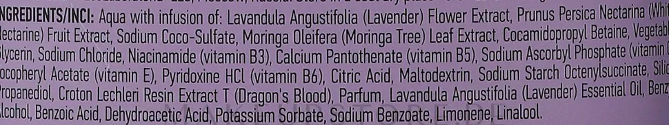 Anti-Stress Badeschaum mit Lavendel und Nektarine