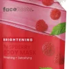 Aufhellende Körpermaske mit Himbeeren