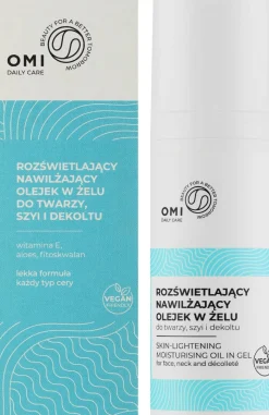 Aufhellendes und feuchtigkeitsspendendes Gel-Öl für Gesicht, Hals und Dekolleté