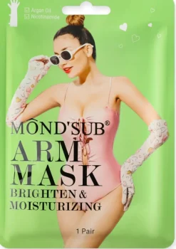 Aufhellende und feuchtigkeitsspendende Handmaske
