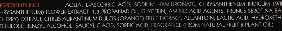 Aufhellende und regenerierende Tuchmaske für den Hals mit Vitamin C