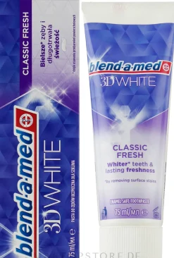 Aufhellende Zahnpasta 3D White