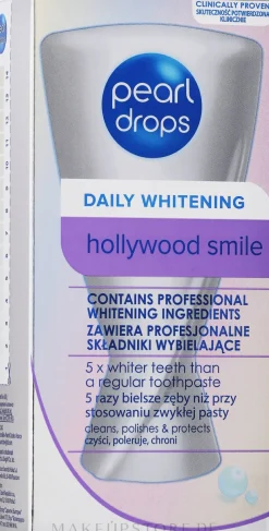 Aufhellende Zahnpasta für strahlende Zähne Hollywood Smile