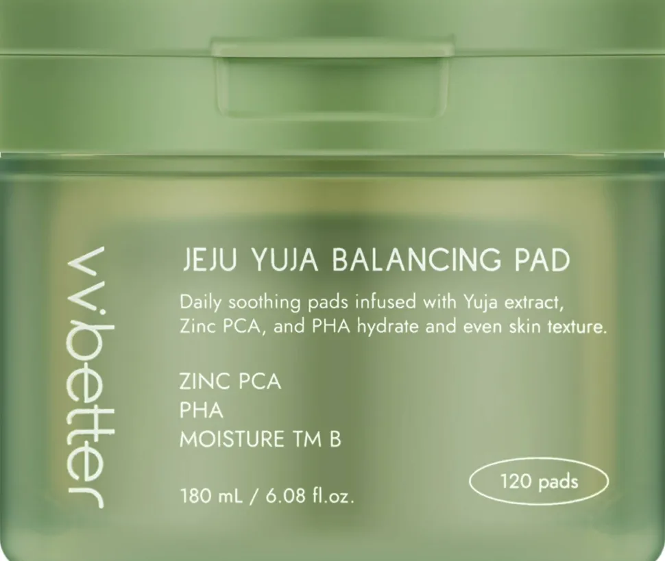 Ausgleichende Toner-Pads mit Yuzu-Extrakt