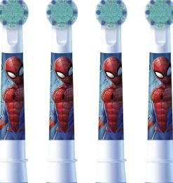 Austauschbare Zahnbürstenköpfe für elektrische Kinderzahnbürste Spiderman 4 St.