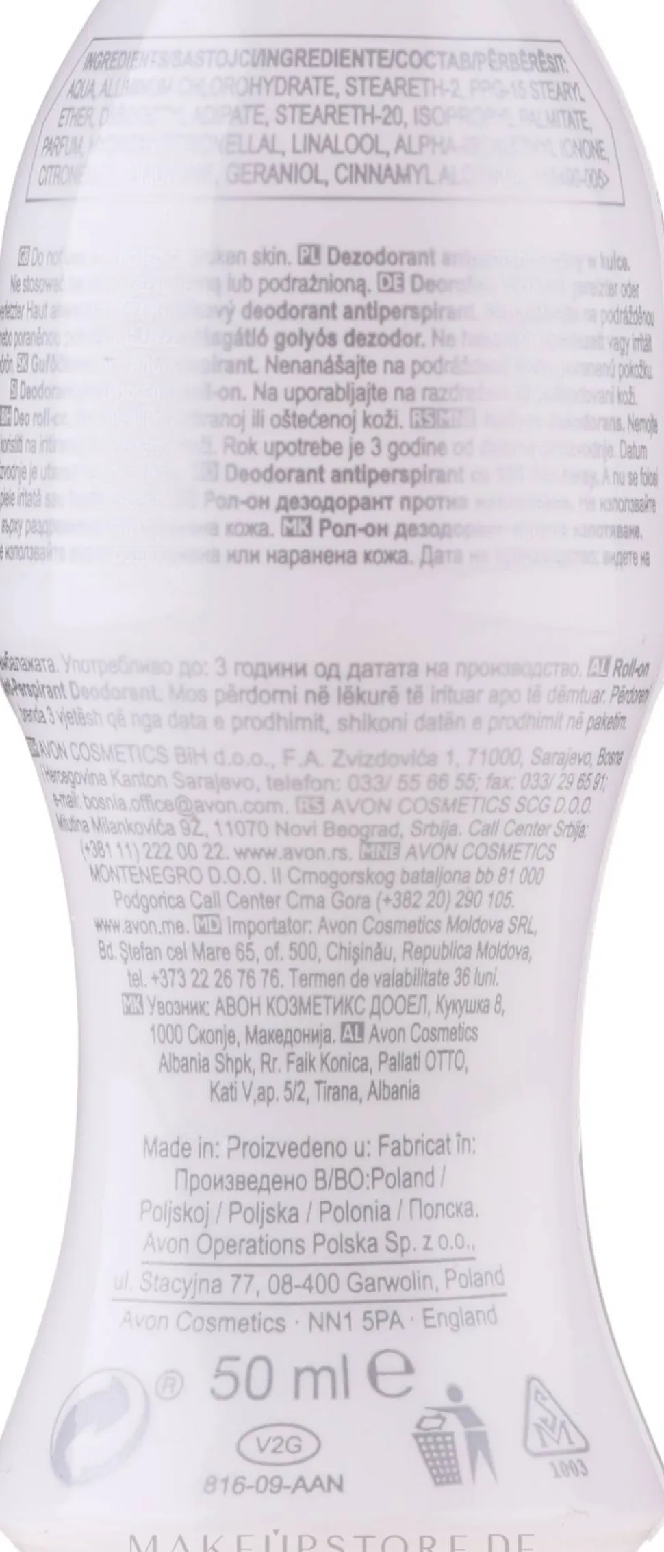 Avon Pur Blanca