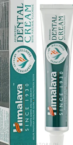 Ayurvedische Zahnpasta mit natürlichem Fluorid für frischen Atem