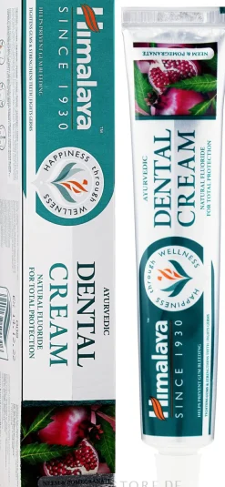 Ayurvedische Zahnpasta mit natürlichem Fluorid für frischen Atem