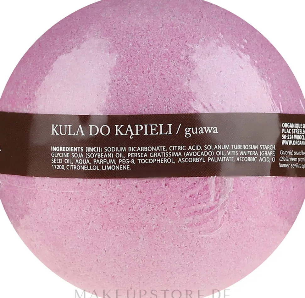 Badebombe mit Guava-Duft