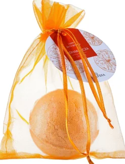 Badebombe mit Orangenduft