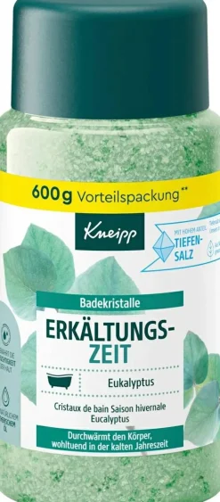Badekristalle mit ätherischem Eukalyptusöl