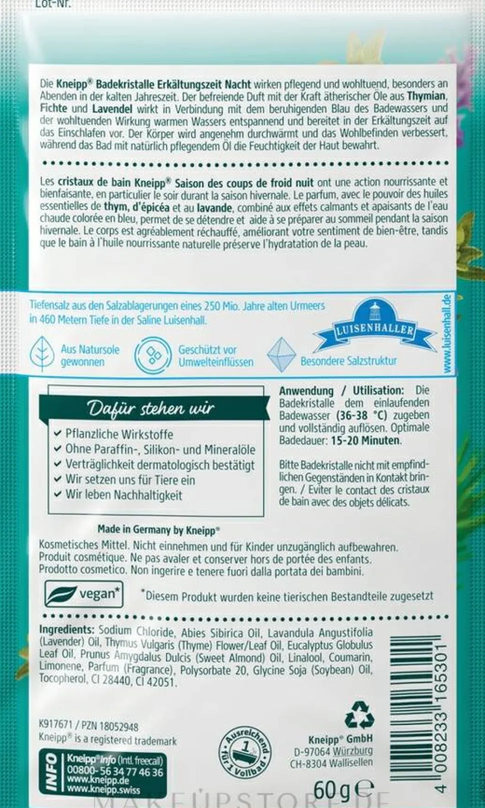 Badesalz Kalte Nacht
