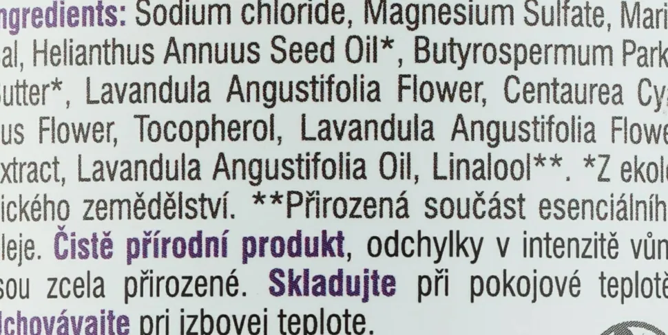 Badesalz Lavendel