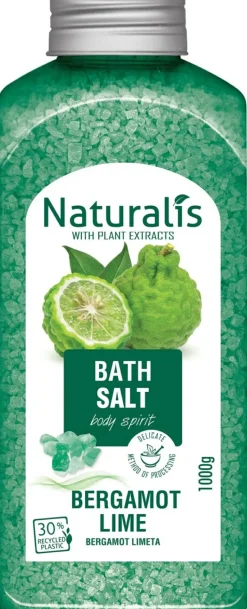 Badesalz Limette und Bergamotte