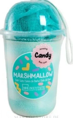 Badesalz mit Badeschwamm Marshmallow
