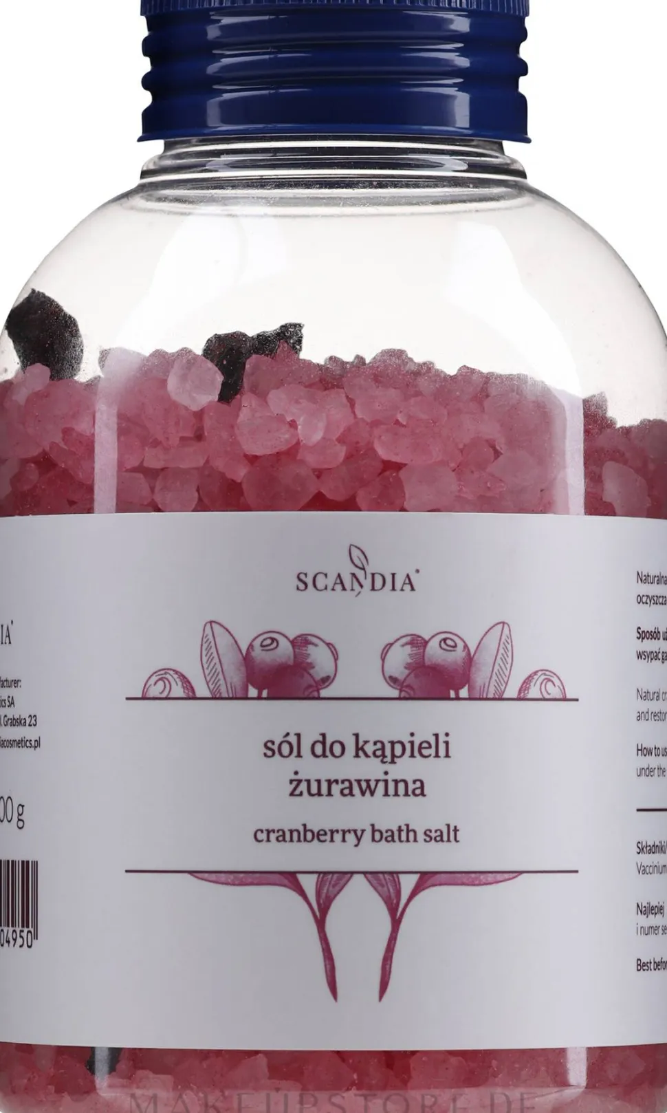 Badesalz mit Cranberry