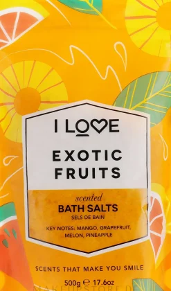 Badesalz mit Duft nach exotischen Früchten