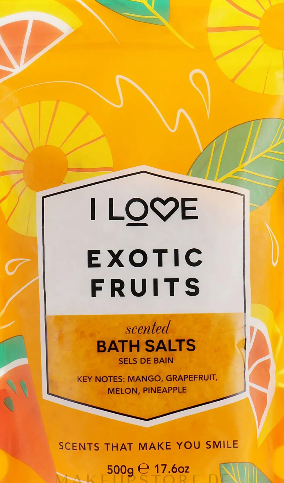 Badesalz mit Duft nach exotischen Früchten