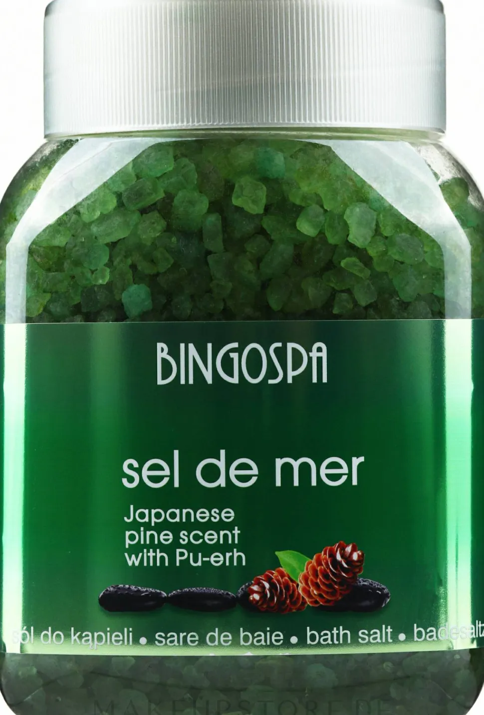 Badesalz mit Duft von japanischen Kiefern