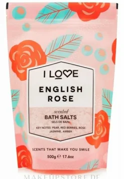 Badesalz mit englischem Rosenduft