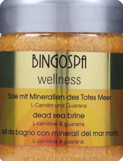 Badesalz mit Mineralien aus dem Toten Meer, L-Carnitin und Guarana